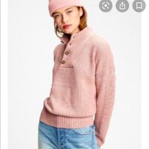 GAP half button sweater